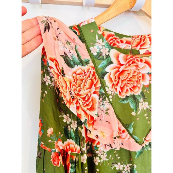 FARM RIO Women's Small Oversized Elinor Tunic Floral Short Dress - Picture 9 of 11